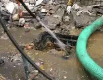辉县通下水道的小妙招